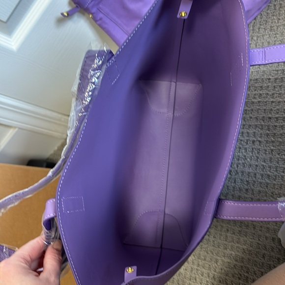 JOY & IMAN || purple tote bag - Picture 6 of 8